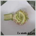 Gamberetti e zucchine all'insalata