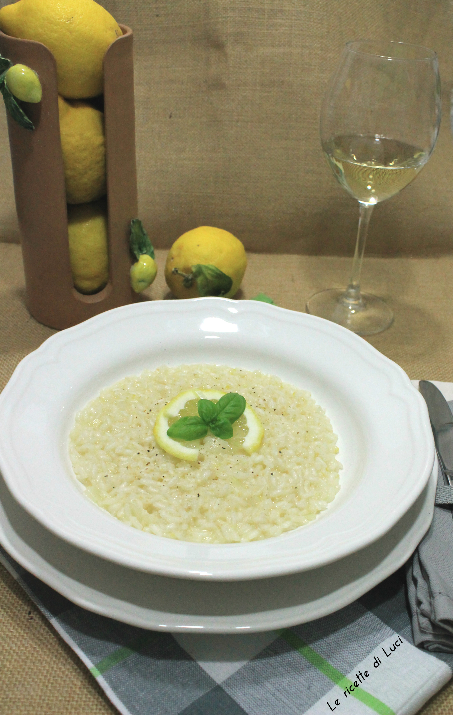 Risotto al limone