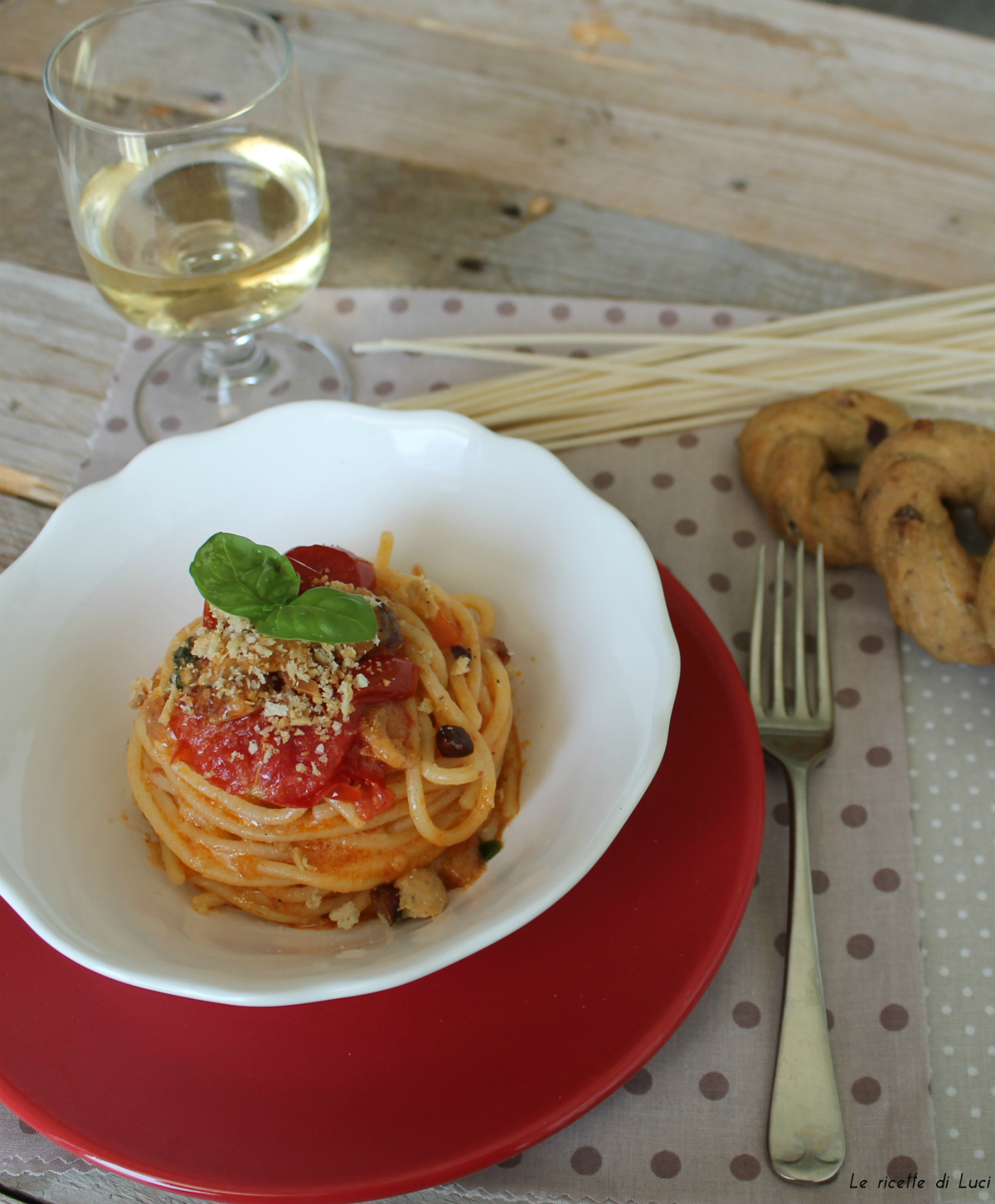 Chitarra pomodorini e tarallo