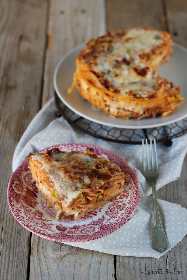 Pasticcio di tagliatelle al forno