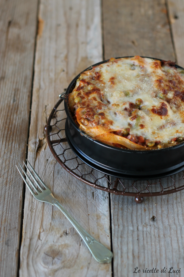 Pasticcio di tagliatelle al forno