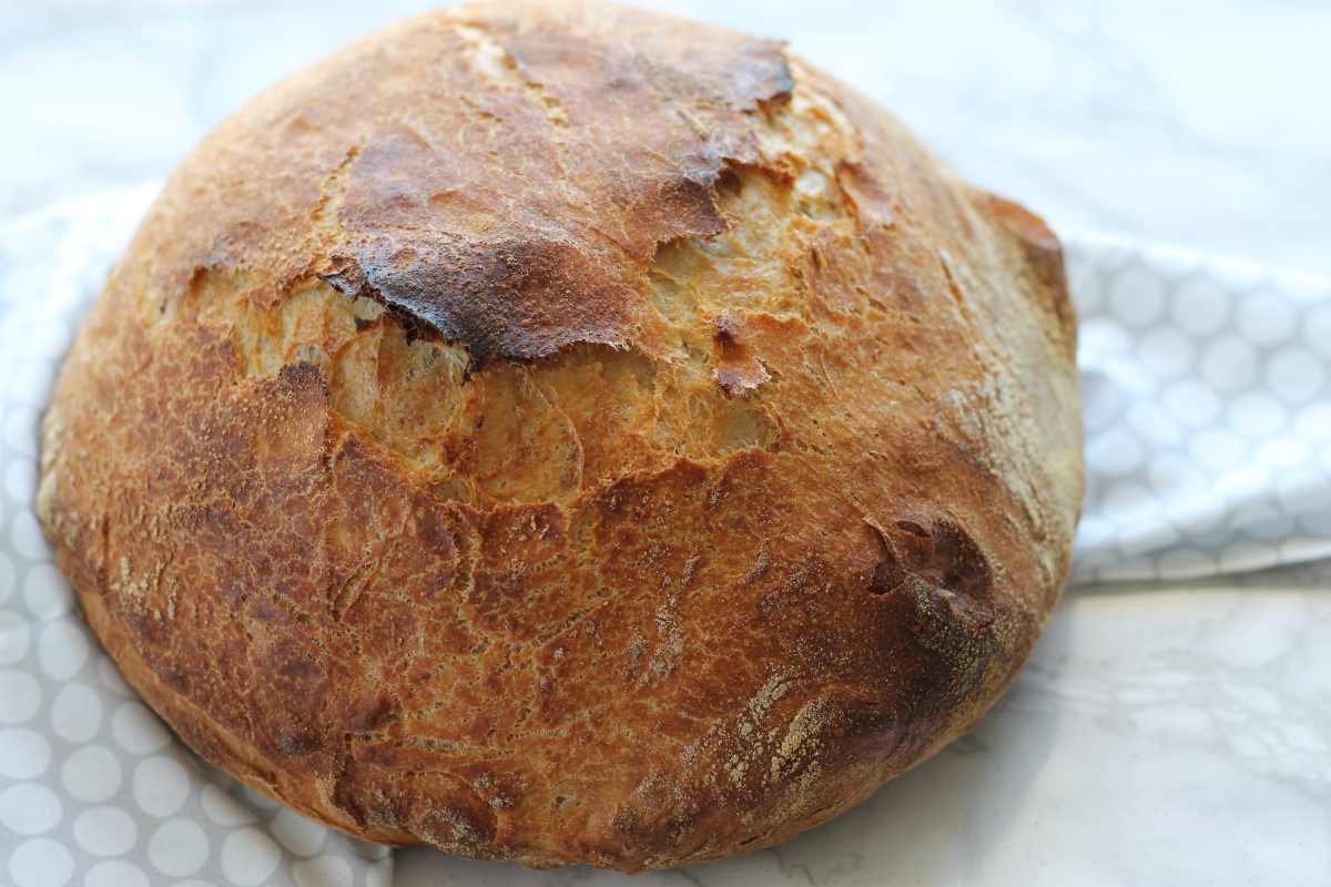 No-knead bread/pane senza impasto