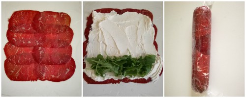 collage rolls bresaola