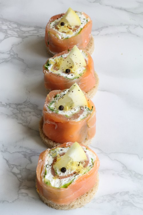 rolls salmone