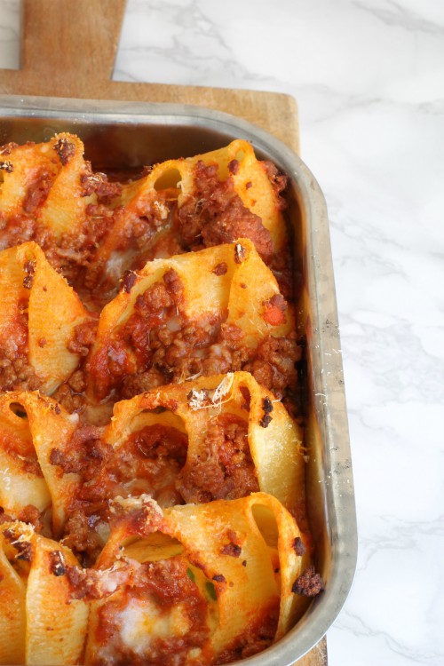 Lumaconi ripieni al forno