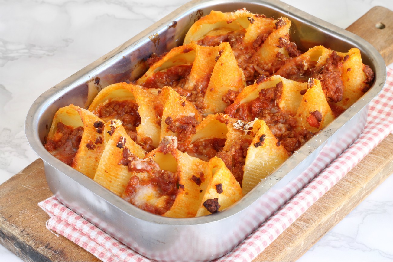 Lumaconi ripieni al forno