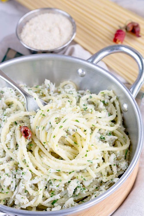 Spaghetti con i cicinielli