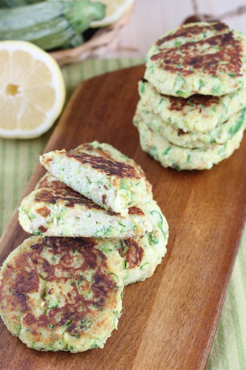 Frittelle di ricotta e zucchine