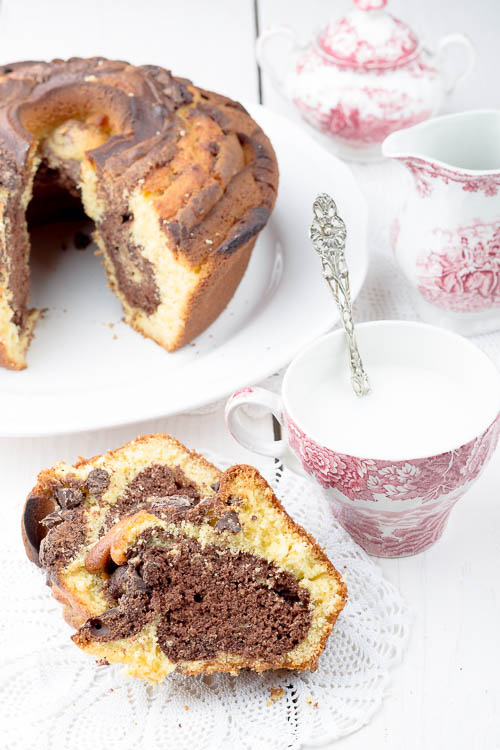 Ciambella mascarpone e cioccolato