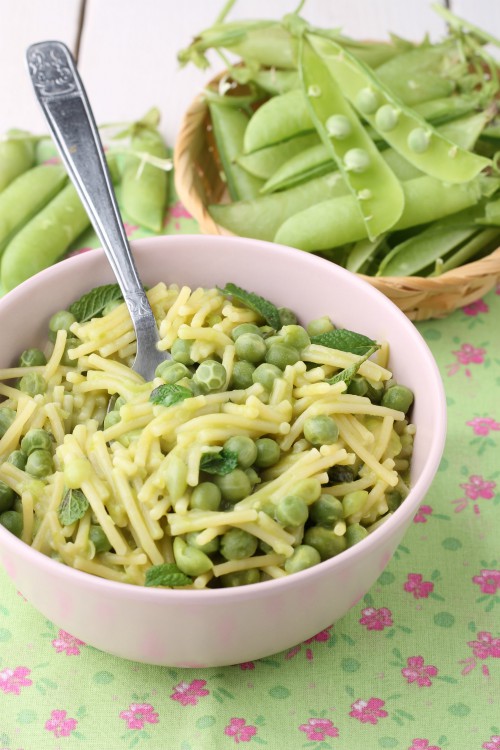 Pasta piselli e menta