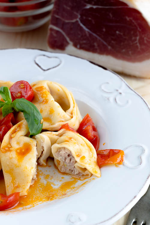 Tortelli con Prosciutto di Modena DOP