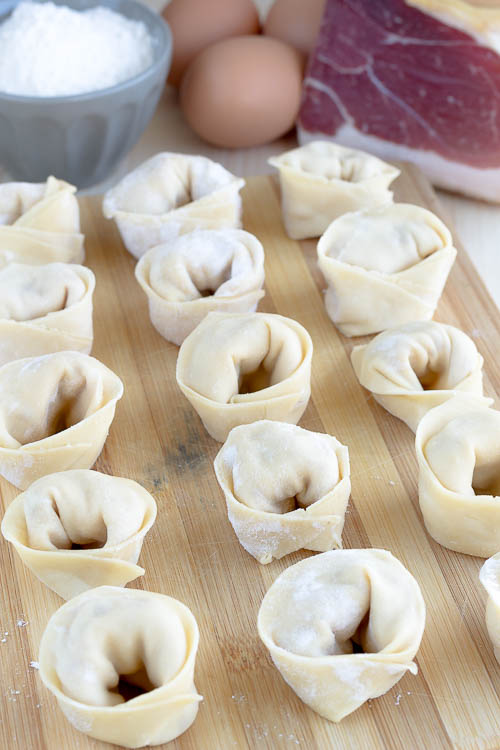 Tortelli con Prosciutto di Modena DOP