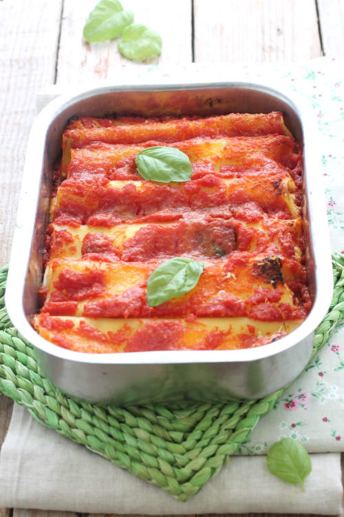 Cannelloni ricotta e gorgonzola