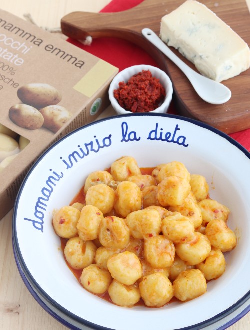 Gnocchi gorgonzola e 'nduja