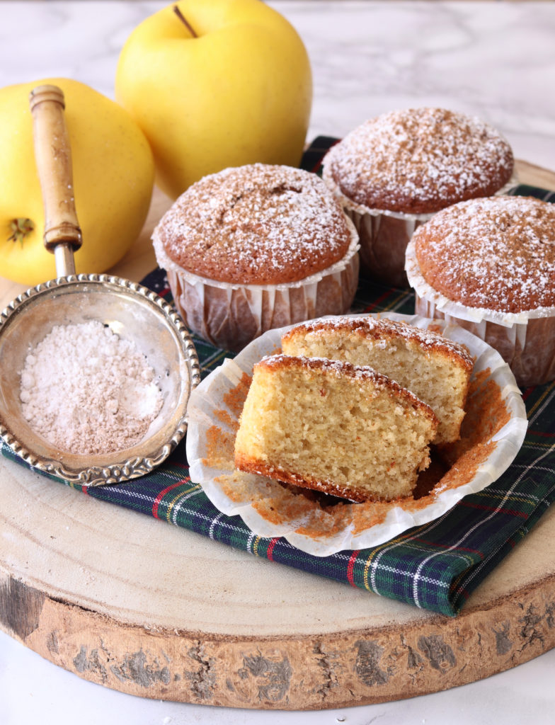 Pan di mele (Muffins con mele frullate)