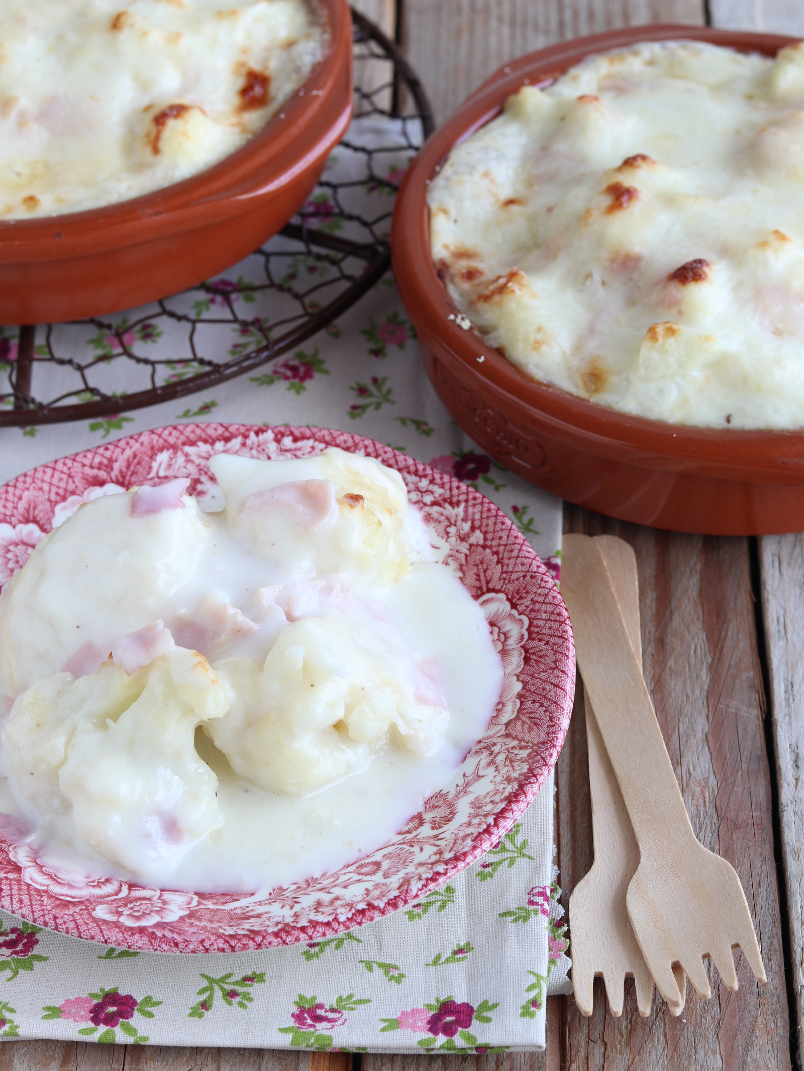 Cavolfiore gratinato al forno