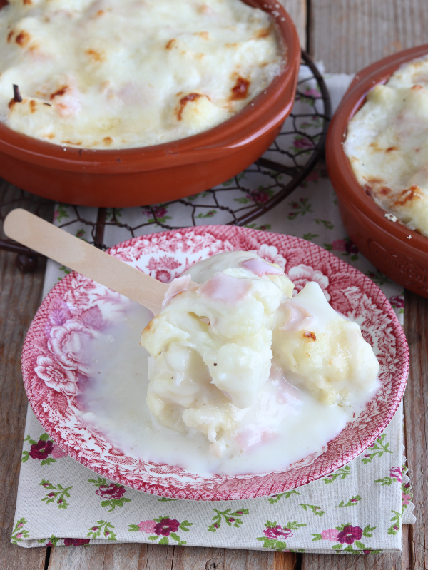 Cavolfiore gratinato al forno