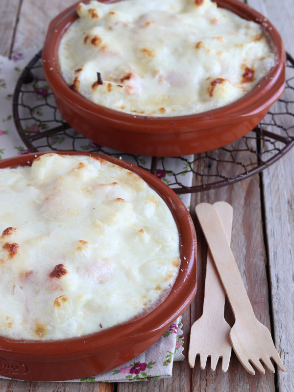 Cavolfiore gratinato al forno