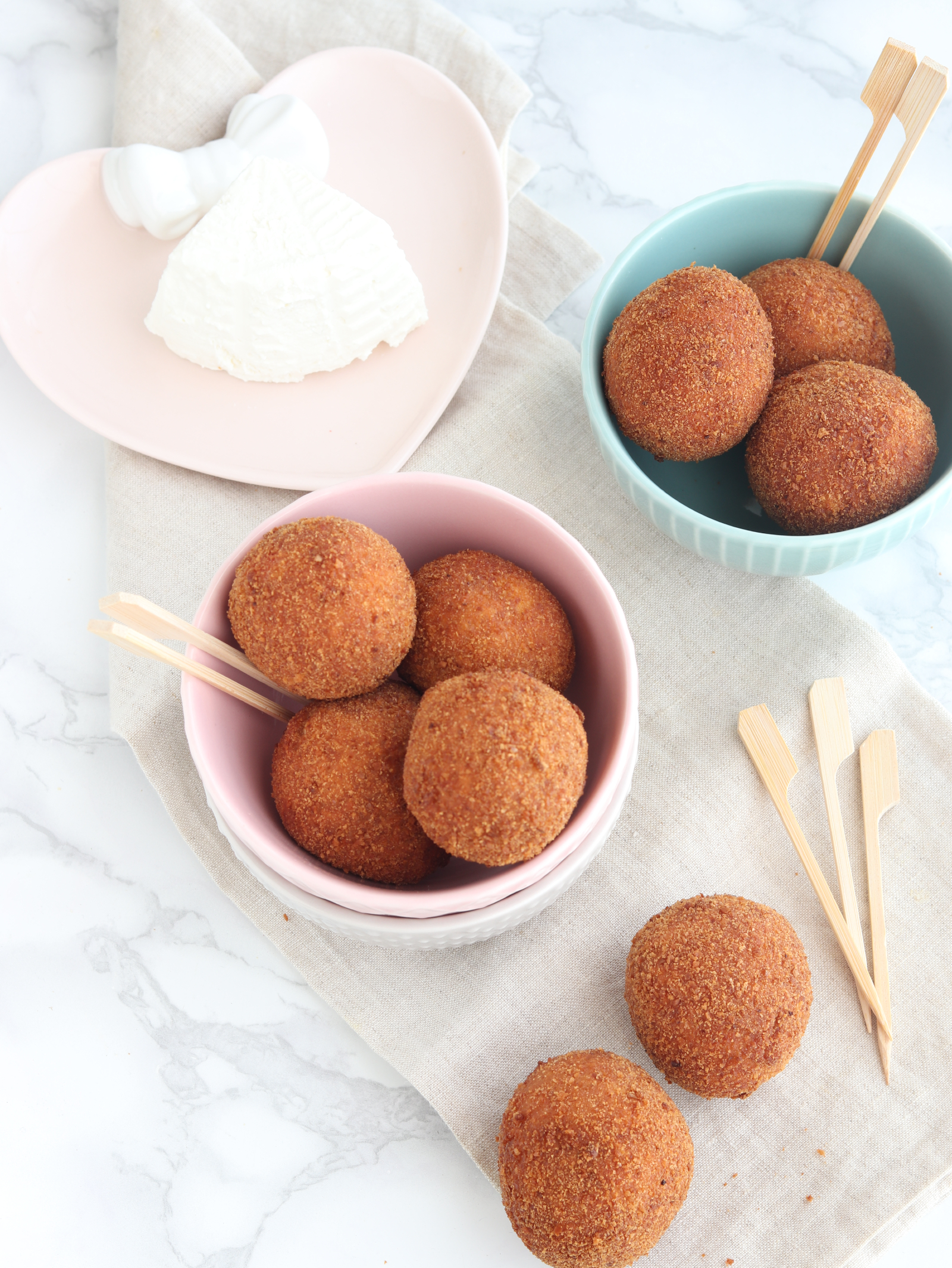 Polpette di ricotta e salame