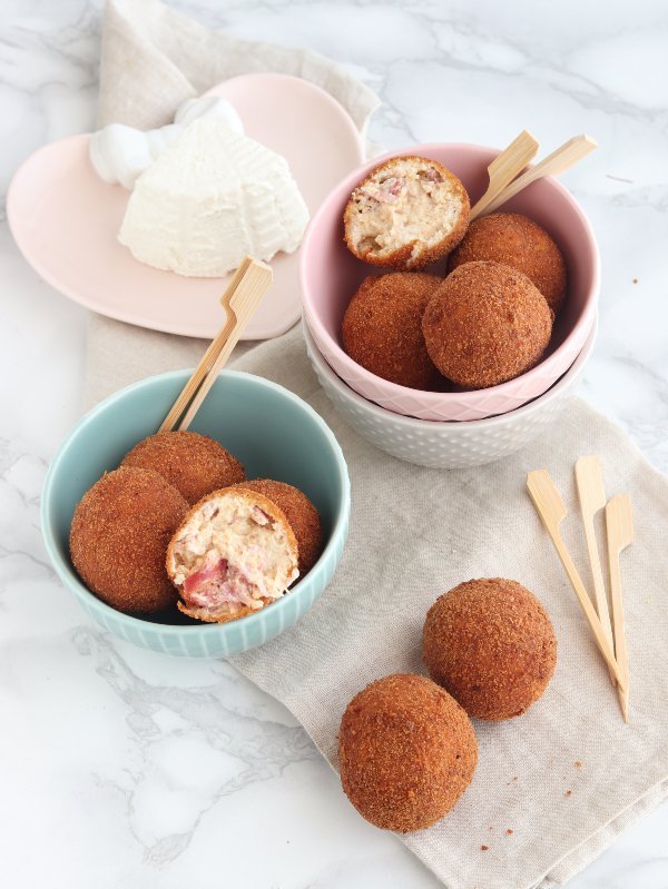 Polpette di ricotta e salame